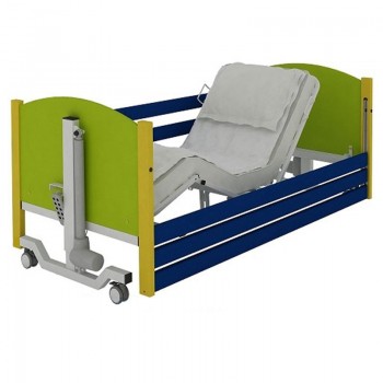 Elektricky polohovateľné lôžko, kovový rošt, zdvih 28-70cm, 24V, TJUNIOR